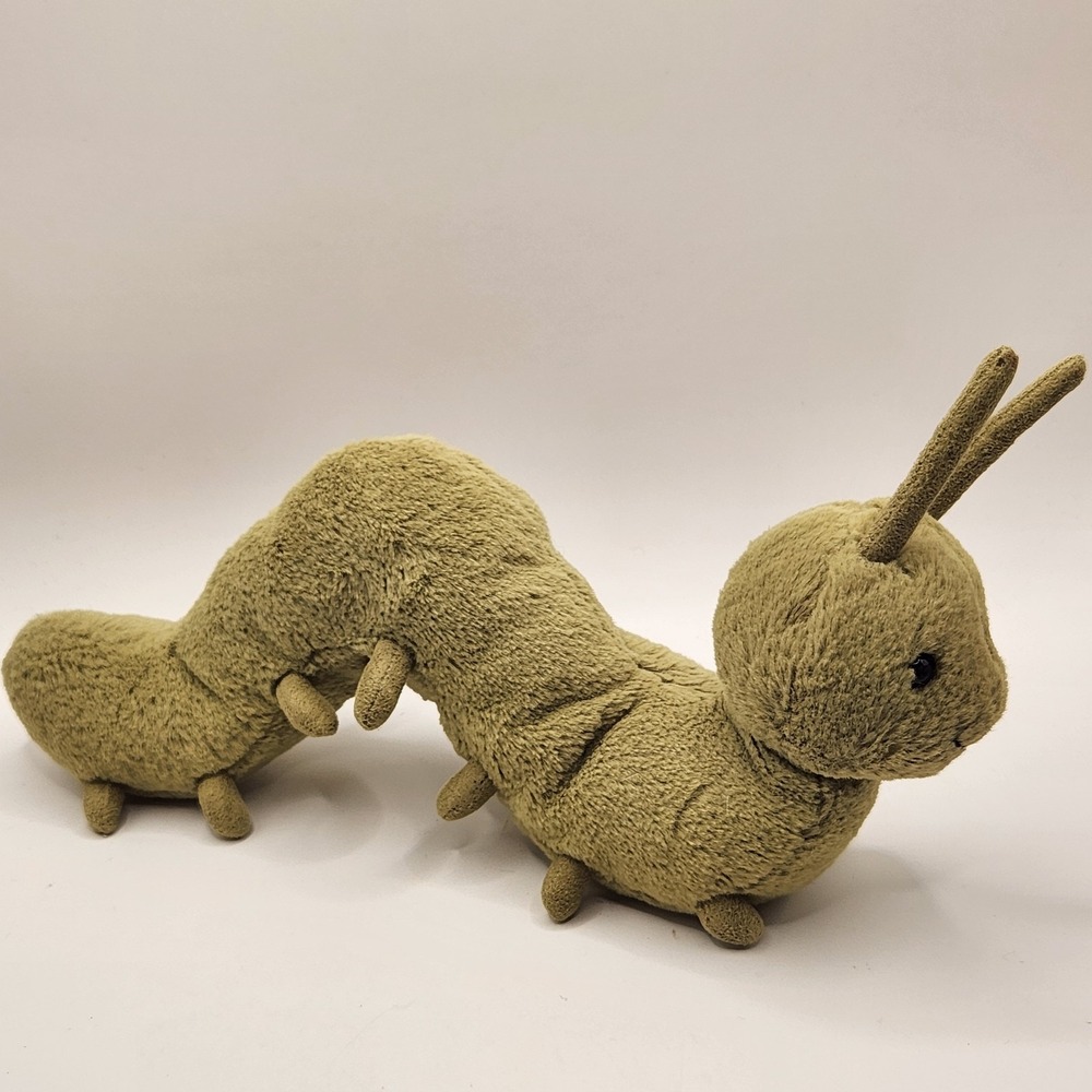 Jellycat Wriggidig Caterpillar Rare & Retired Authentic Plush Stuffed Animal Toy